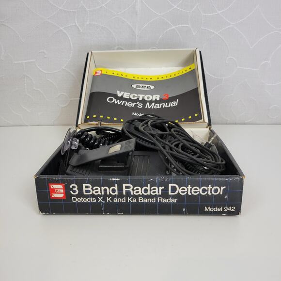 Bel Home Electronics One Size Black Vector 3 Model 942 3 Band Radar Detector - Picture 2 of 4